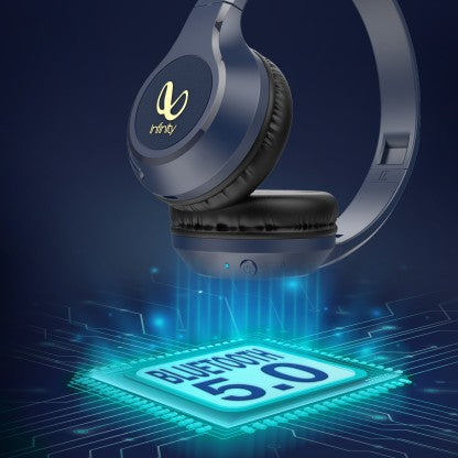 INFINITY BY HARMAN GLIDE 501 BLUETOOTH HEADSET  (BLUE, ON THE EAR)