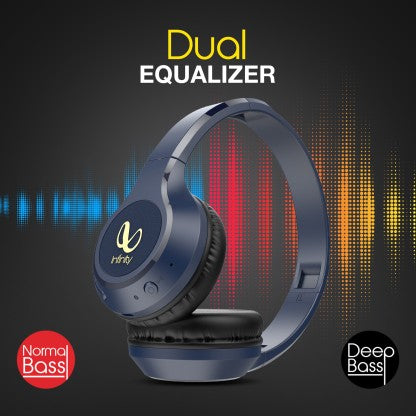 INFINITY BY HARMAN GLIDE 501 BLUETOOTH HEADSET  (BLUE, ON THE EAR)