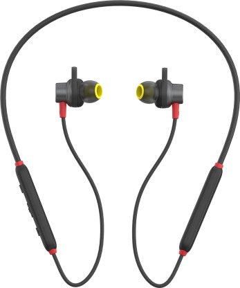 INFINITY BY HARMAN GLIDE N120 NECKBAND WITH ADVANCED 12MM DRIVERS, DUAL EQUALIZER, IPX5 SWEATPROOF BLUETOOTH HEADSET  (BLACK, RED, IN THE EAR)