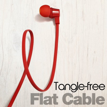 INFINITY BY HARMAN ZIP 100 WIRED HEADSET  (RED, IN THE EAR)