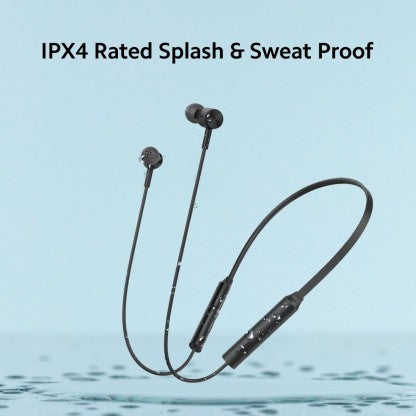 REDMI SONICBASS WIRELESS EARPHONES,DUAL-MIC NOISE CANCELLATION,UPTO 12 HR BLUETOOTH HEADSET  (BLACK, IN THE EAR)