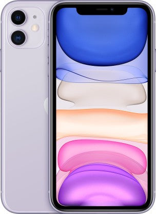 Apple iPhone 11 (Purple, 128 GB) (Includes EarPods, Power Adapter)