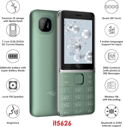 ITEL IT5626  (DARK GREEN)