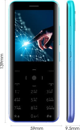 ITEL MAGIC3 SMART TOUCH KEYPAD  (GRADATION BLUE)