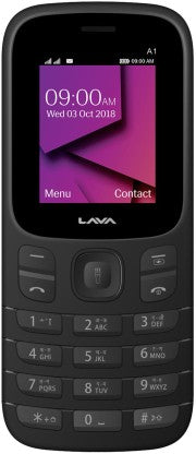 LAVA A1  (GLOSSY BLACK, BLACK)