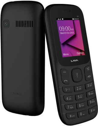 LAVA A1  (Glossy Black, Black)