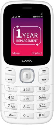 LAVA A1  (White/Grey)