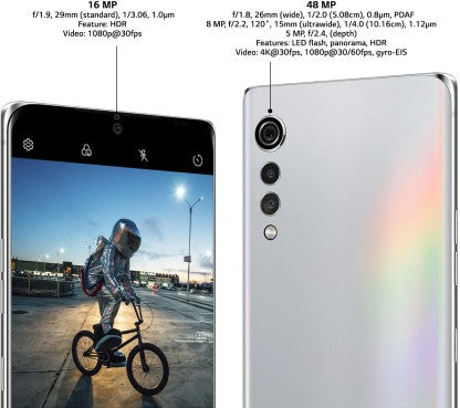 LG VELVET DUAL SCREEN (AURORA SILVER, 128 GB)  (6 GB RAM)