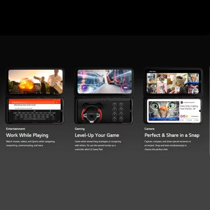LG VELVET DUAL SCREEN (AURORA SILVER, 128 GB)  (6 GB RAM)