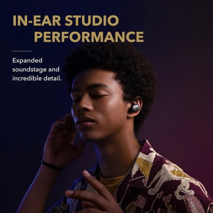 SOUNDCORE BY ANKER LIBERTY 2 PRO WITH IN-EAR STUDIO PERFORMANCE BLUETOOTH HEADSET  (BLACK, TRUE WIRELESS)