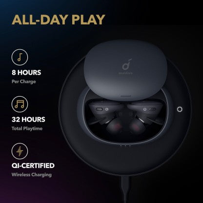 SOUNDCORE BY ANKER LIBERTY 2 PRO WITH IN-EAR STUDIO PERFORMANCE BLUETOOTH HEADSET  (BLACK, TRUE WIRELESS)