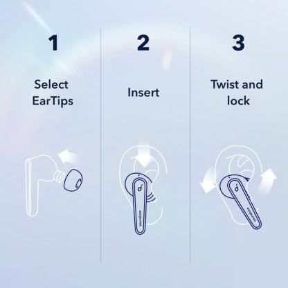 SOUNDCORE BY ANKER LIBERTY AIR 2 PRO WITH ACTIVE NOISE CANCELLATION BLUETOOTH HEADSET  (BLACK, TRUE WIRELESS)