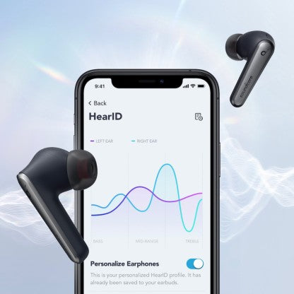 SOUNDCORE BY ANKER LIBERTY AIR 2 PRO WITH ACTIVE NOISE CANCELLATION BLUETOOTH HEADSET  (BLACK, TRUE WIRELESS)