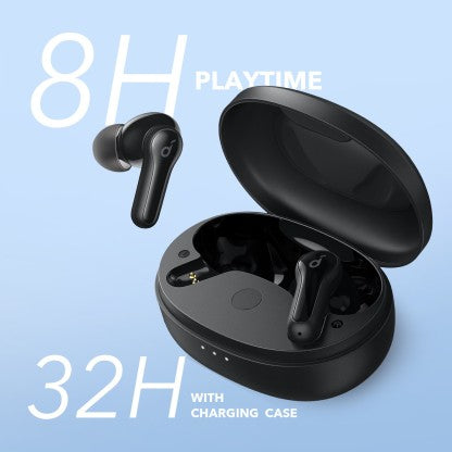 SOUNDCORE BY ANKER LIFE NOTE E, SAINA NEHWAL SPECIAL EDITION BLUETOOTH HEADSET  (BLACK, TRUE WIRELESS) [Like New]