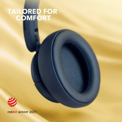 SOUNDCORE BY ANKER LIFE Q35 WITH TARGETED ACTIVE NOISE CANCELLATION ENABLED BLUETOOTH HEADSET  (BLUE, ON THE EAR) [Like New]