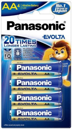 PANASONIC LR6EGDG/4B  BATTERY  (PACK OF 4) [Like New]
