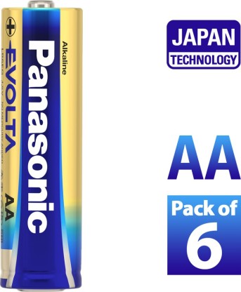 PANASONIC LR6EGDG/1B6  BATTERY  (PACK OF 6) [Like New]