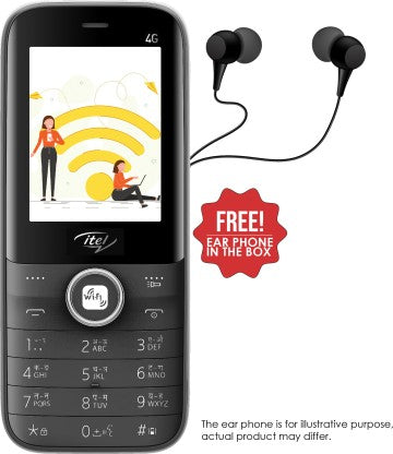 ITEL MAGIC2 4G (WIFI, HOTSPOT TETHERING)  (BLACK)