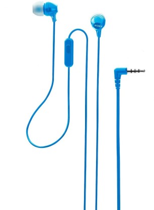 SONY EX14AP WIRED HEADSET  (BLUE, IN THE EAR)