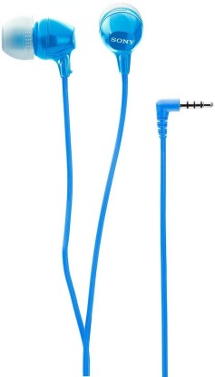 SONY EX14AP WIRED HEADSET  (BLUE, IN THE EAR)