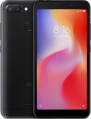 Redmi 6 (Black, 32 GB)  (3 GB RAM)