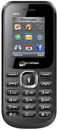 Micromax X072 Dual Sim  (Black)