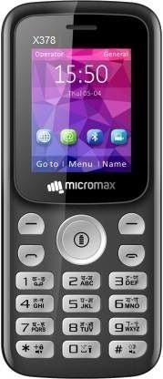 Micromax X378  (Black)