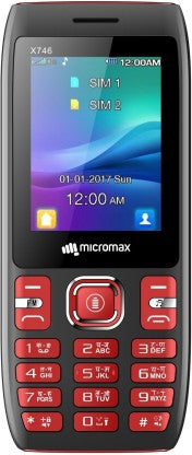 MICROMAX X746  (BLACK&AMP;RED)