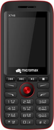 Micromax X748  (Black&amp;Red)