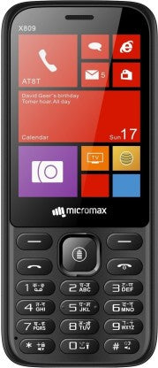 Micromax X809  (Black)