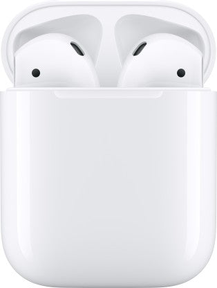 APPLE AIRPODS(2ND GEN) WITH CHARGING CASE BLUETOOTH HEADSET WITH MIC  (WHITE, TRUE WIRELESS)