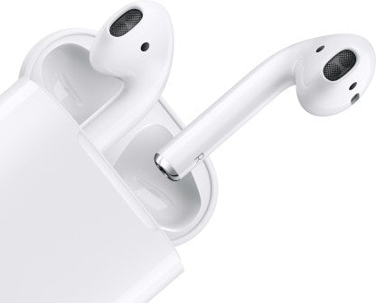APPLE AIRPODS(2ND GEN) WITH CHARGING CASE BLUETOOTH HEADSET WITH MIC  (WHITE, TRUE WIRELESS)