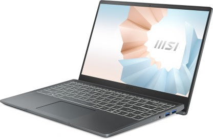 MSI MODERN 14 RYZEN 5 HEXA CORE 5500U - (8 GB/512 GB SSD/WINDOWS 11 HOME) MODERN 14 B5M-242IN THIN AND LIGHT LAPTOP  (14 INCH, CARBON GRAY, 1.3 KG KG)