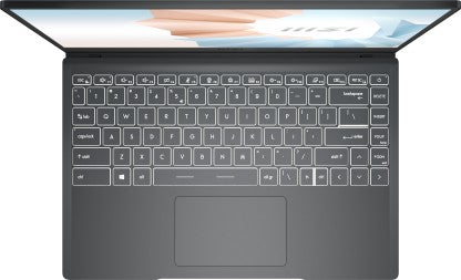 MSI MODERN 14 RYZEN 5 HEXA CORE 5500U - (8 GB/512 GB SSD/WINDOWS 11 HOME) MODERN 14 B5M-242IN THIN AND LIGHT LAPTOP  (14 INCH, CARBON GRAY, 1.3 KG KG)[Like New]
