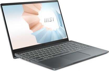 MSI MODERN 14 RYZEN 5 HEXA CORE 5500U - (8 GB/512 GB SSD/WINDOWS 11 HOME) MODERN 14 B5M-242IN THIN AND LIGHT LAPTOP  (14 INCH, CARBON GRAY, 1.3 KG KG)