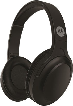 MOTOROLA HP-BT-MOTO-ESCAPE 200 WITH GOOGLE ASSISTANT BLUETOOTH HEADSET  (BLACK, ON THE EAR)