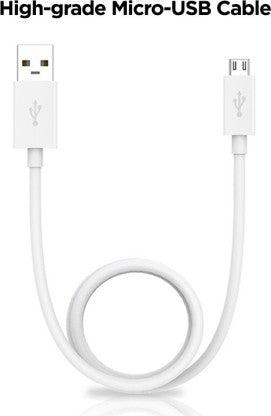 MOTOROLA MICRO USB CABLE 1 M SJ6462 1 METER  (COMPATIBLE WITH MOBILE PHONES, WHITE, ONE CABLE)