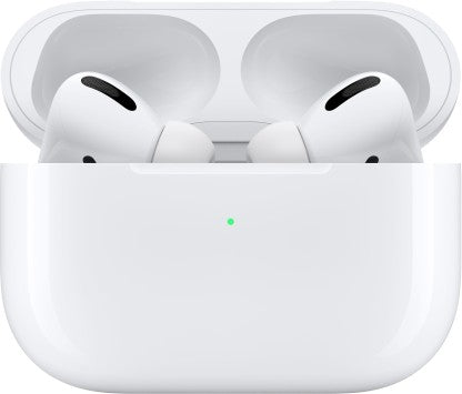 APPLE AIRPODS PRO WITH MAGSAFE CHARGING CASE BLUETOOTH HEADSET  (WHITE, TRUE WIRELESS)