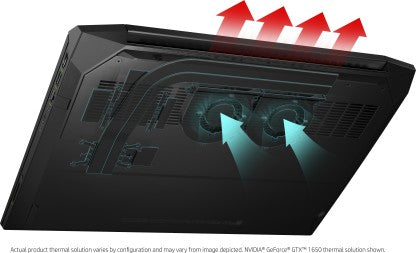 HP PAVILION RYZEN 5 HEXA CORE AMD R5-5600H - (8 GB/512 GB SSD/WINDOWS 10/4 GB GRAPHICS/NVIDIA GEFORCE GTX 1650/144 HZ) 15-EC2004AX GAMING LAPTOP  (15.6 INCH, SHADOW BLACK, 1.98 KG)[Like New]
