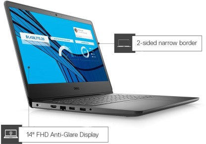 DELL VOSTRO CORE I5 11TH GEN - (8 GB/512 GB SSD/WINDOWS 10) VOSTRO 3000 THIN AND LIGHT LAPTOP  (14 INCH, ACCENT BLACK, 1.58 KG, WITH MS OFFICE)