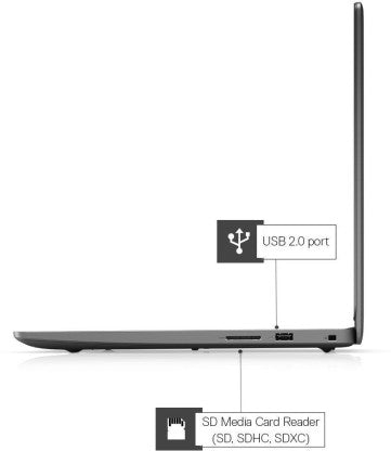DELL VOSTRO CORE I5 11TH GEN - (8 GB/512 GB SSD/WINDOWS 10) VOSTRO 3000 THIN AND LIGHT LAPTOP  (14 INCH, ACCENT BLACK, 1.58 KG, WITH MS OFFICE)