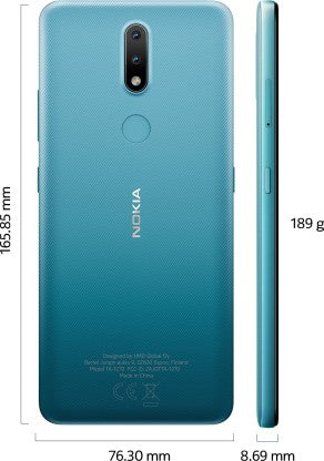 Nokia 2.4 (Fjord Blue, 64 GB)  (3 GB RAM)