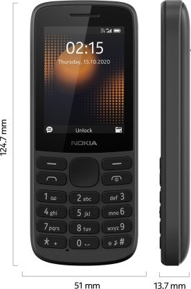 NOKIA 215 4G DS 2020  (BLACK)
