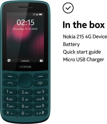 NOKIA 215 4G DS  (CYAN)