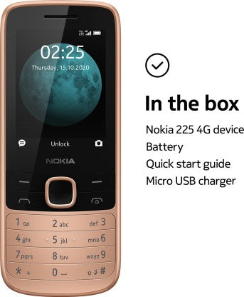 Nokia 225 4G DS 2020  (Sand)