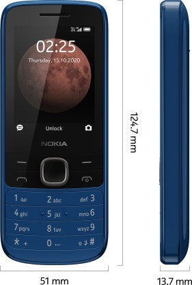 Nokia 225 4G DS 2020  (Blue)