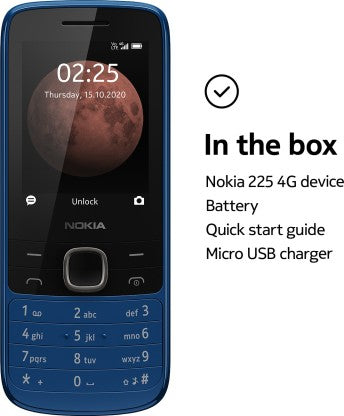 Nokia 225 4G DS 2020  (Blue)