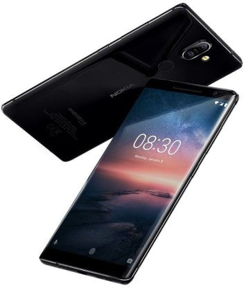 Nokia 8 Sirocco (Black, 128 GB)  (6 GB RAM)