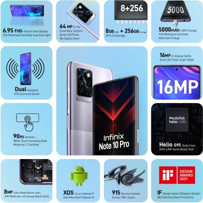 INFINIX NOTE 10 PRO (7° PURPLE, 256 GB)  (8 GB RAM)