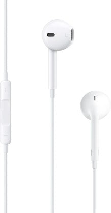 APPLE EARPODS WITH 3.5MM HEADPHONE PLUG WIRED HEADSET  (WHITE, IN THE EAR)